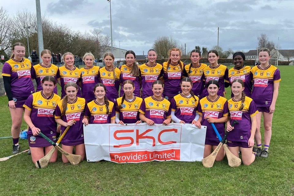 The Wexford squad before Sunday’s victory in Ballacolla.